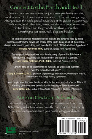 Earthing Book - back cover